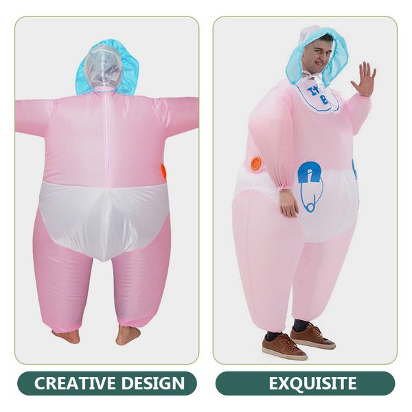 Disfraz de ropa inflable divertida traje de mono de ropa de traje de luchador de sumo inflable