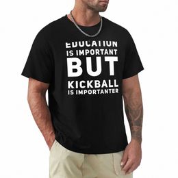 drôle Kickball Player Sports Gift T-Shirt haut d'été uni t-shirts surdimensionnés pour hommes h4HL #