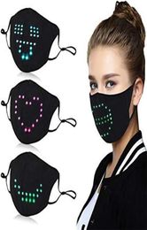 Grappig Led Lichtgevend Masker Oplichtend Spraakgestuurd Gezichtsmasker Cool Muziekfeest Kerstmis Halloween Decoratie Gezichtsmasker Fasemask1301Z2427809