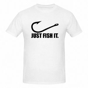 Grappige liefde vissen t-shirt mannen gewoon vissen het grappige t-shirt korte mouw hiphop losse sneldrogende heren t-shirt xxs-6XL Top f1rS #
