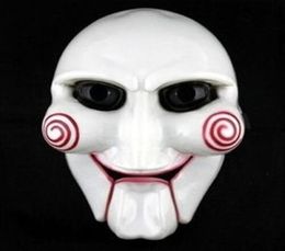 Grappig maskerade masker Halloween Party Mask Interessant Cosplay Billy Jigsaw zag pupspet Masquerade Costume Prop Creative Diy333K3596833