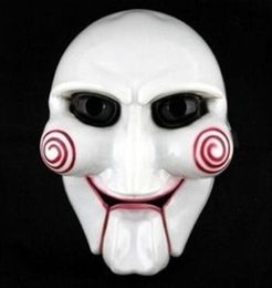 Grappig Maskerade Masker Halloween Party Masker Interessante Cosplay Billy Jigsaw Saw Puppet Maskerade Kostuum Prop Creatief DIY333k7969464