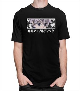 Men de drôle Tshirt hxh killua zoldyck t-shirt manga pur manga anime pur