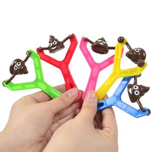 Funny Poop Ejection Toy Slingshot Fake Poop Antistress Gadget Aldult Vent Novelty Children's Toys Sticky