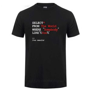 Cadeaux de programmation drôles T-shirt pour homme en coton à manches courtes O Neck Tee Geek Artistique Computer Nerd T-shirts Chemises personnalisées 210629