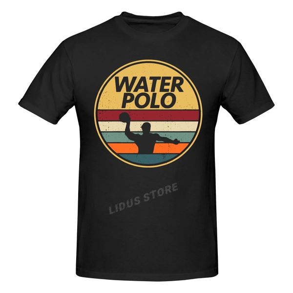 Drôle Rétro Water Polo Vintage Waterpolo T-shirts Style D'été Graphique Coton Streetwear À Manches Courtes Cadeaux D'anniversaire Tshirt Hommes 240315