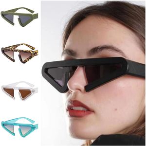 Gafas de sol divertidas, gafas de sol triangulares Unisex, gafas Anti-UV de Hip Hop, gafas con personalidad sencilla, gafas ornamentales