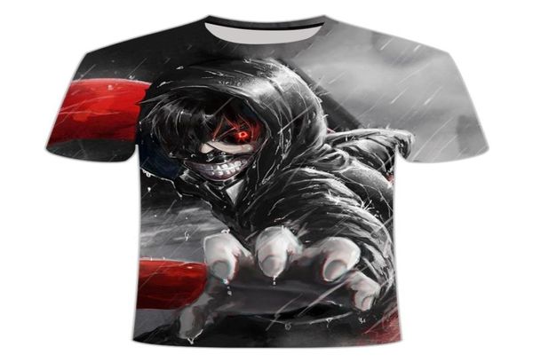 Camisetas divertidas Tokyo Ghoul Camiseta Hombres Sangre Camisetas Casual Harajuku Camisa Estampado Japón Anime Ropa Cosplay Camiseta Impreso tops4601421