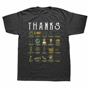 drôle Merci Scientifiques Astronomie Biologie Chimie Galaxie Math Physique Professeur de Science T-shirts T-shirt à manches courtes c7Ps #