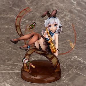 Jouets drôles Anime est l'ordre un lapin Chino Jazz Style PVC figurine Anime Figure modèle jouets à collectionner poupée cadeau 16 cm