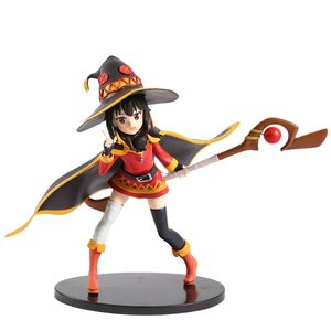 Grappig speelgoed Anime Konosuba Gods zegene op deze prachtige wereld Megumin PVC Actiefiguur Japanse anime figuur Model Toys Doll