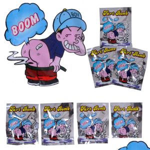Jouets drôles Fart Bomb Bags Bombes puantes Smelly Gags Pratique Halloween Prank Blagues Fool Toy Gag Joke Tricky Drop Delivery Gifts Nouveauté Dhesh