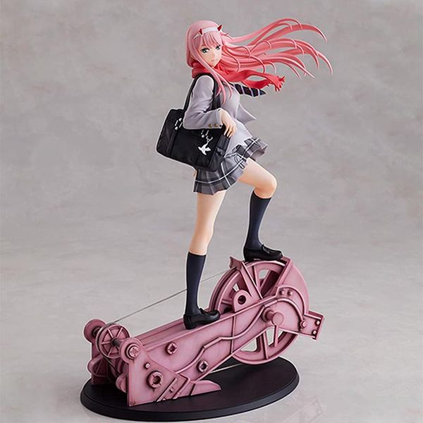 Juguetes divertidos que liberan a Darling en FranXX Zero Two Bunny Ver. Figura de acción de PVC Anime japonés figura modelo juguetes colección muñeca