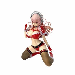 Jouets drôles Nitro Super Sonic Super Sonico Christmas Ver. PVC Action Figure Anime Sexy Figure Modèle Jouets Collection Poupée Cadeau