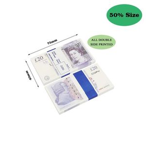 Toys Party Replica Us Fake Money Kids Play Toy ou Family Game Paper Copy Banknote 100pcs Pack Practice Counting Movie Prop 20 DHHTM