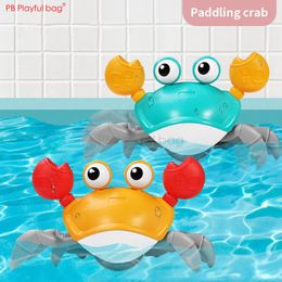 Jouets drôles sac ludique jouets de crabe pour enfants avec corde amphibie plage salle de bain animaux de compagnie cadeaux de noël pour enfants AA68 230626