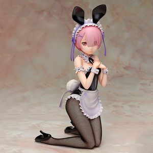Funny Toys Re Zero Commencer la vie dans un autre monde Ram Rem Bunny Ver. PVC Action Figure Anime Sexy Figure Modèle Jouets Poupée Cadeau