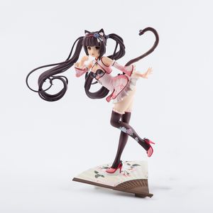 Funny Toys Skytube NekoPara Chocola Chinese Dress edition illustration par Sayori DX Ver. Figurine en PVC Anime Sexy Figure Mod