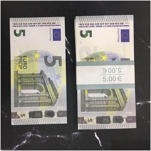 Jouets drôles en gros de qualité supérieure Prop Euro 10 20 50 100 copie de faux billets Billet de film argent qui semble réel Faux Euros Play Collectio Dh6ZgI54E