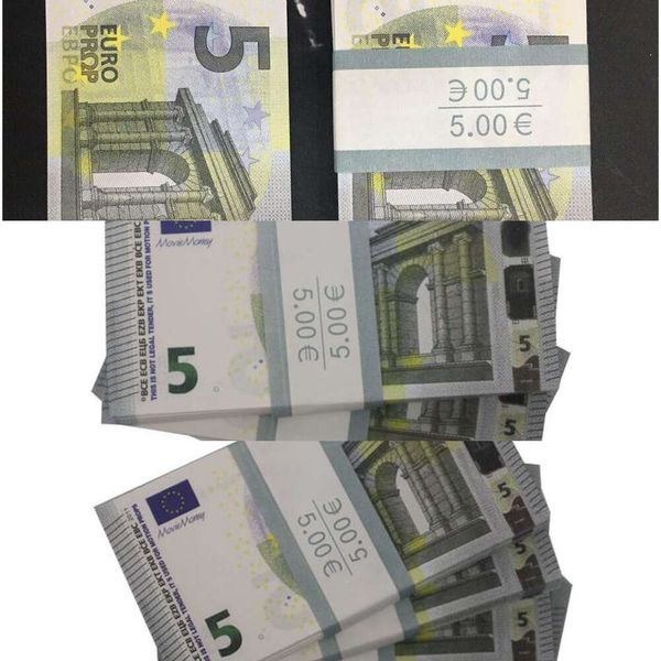 Jouets drôles en gros de qualité supérieure Prop Euro 10 20 50 100 copie de faux billets Billet de film argent qui semble réel Faux Euros Play Collectio Dh6ZgN8KA
