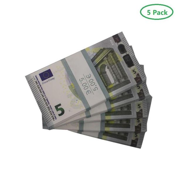 Jouets drôles en gros de qualité supérieure Prop Euro 10 20 50 100 copie de faux billets Billet de film argent qui semble réel Faux Euros Play Collectio Dh6Zg5BE3