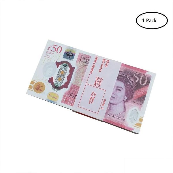 Jouets drôles en gros de qualité supérieure Prop Euro 10 20 50 100 copie de faux billets Billet de film argent qui semble réel Faux Euros Play Collectio Dh6ZgE447