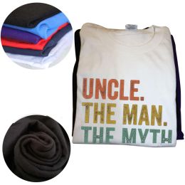 Drôle vintage amusant oncle man myth bad influence t-shirts streetwear cadeaux d'anniversaire à manches courtes