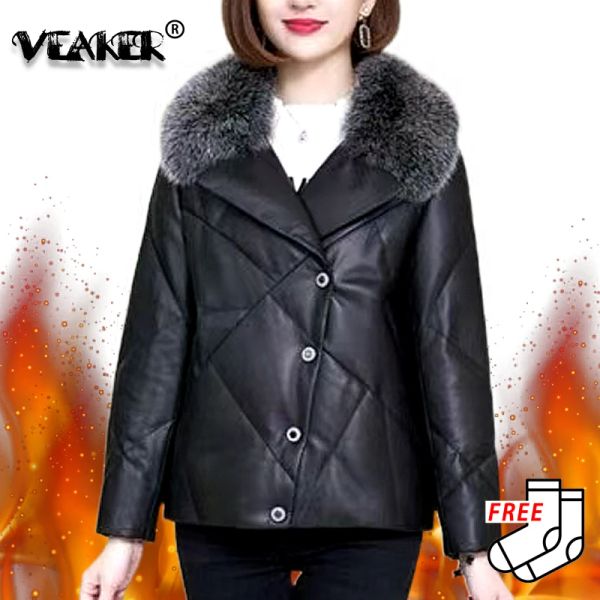 Fourrure 2023 nouveau automne cuir manteau femmes fausse fourrure de renard col veste épaissie femme lâche coréen court Style vison cheveux vêtements d'hiver