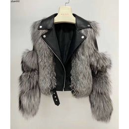 Fur Coat's New Fox Fox Fur One Ladies Wind Mao Mao Coat Chaqueta de invierno Coloque real Fox Collar Coloque Cálido Genuino