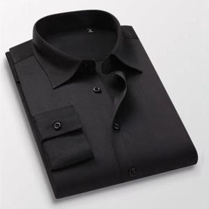 Chemise à manches longues en fourrure pour hommes, costume professionnel d'affaires, robe de soirée, chemise haute