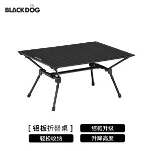 Mobilier Blackdog portable extérieur pliable table de camping meubles de camping compact en aluminium en alliage en aluminium roll up plage de pique-nique
