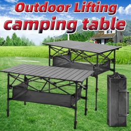 Mobilier Table de Camping pliable mobilier d'extérieur pliant Barbecue sac à dos randonnée dans la nature équipement léger bureau de levage