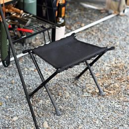 Mobilier pliant chaise tactique en aluminium extérieur alliage portable tablière portable camping léger pêche de chasse plage chaise nouvelle