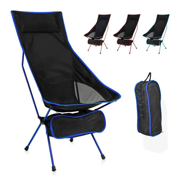 Muebles Silla de Camping Grande Muebles de Exterior Plegables portátiles Silla de Playa Barbacoa Picnic Playa Ultraligera Oficina Almuerzo Silla de Pesca