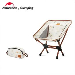 Meubels NatureHike 2022 Nieuwe mini maanstoel kinderen buiten camping draagbare vouwstoel picknick bbq ontlasting lichtgewicht lounge stoel