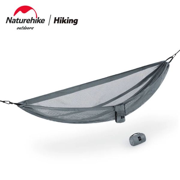 Fournishing NatureHike Cobweb Ice Breathable Mesh Hammock Outdoor Swing Double Antiollover Camping Hammock Swing Ultrallight