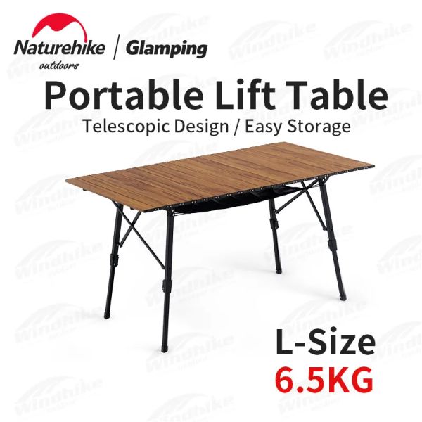 Fourniture Naturehike MW03 Table pliante extérieure Tableau de pliage évolutif BBQ BBQ ALLIAGE ALLIAGE CAMPING PORTABLE TABLE PORTAGE POIDE 30 kg