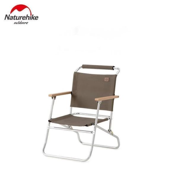 Fournishing NatureHike Outdoor Aluminium Alliage Lourf chaise pliante portable pour camping Back Camping Chaise de rangement rapide Chaise de loisirs
