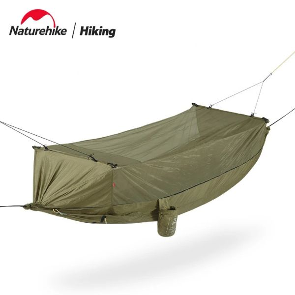 Fournishing NatureHike Outdoor Camping HighDensity Antimosquito DoubleLeryer Hamacm Home Lobiant Swing Hammock Antiollover Single Swing