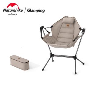 Fournishing NatureHike extérieur pliant chaise à bascule portable portable autoreflining camping pêche de plage chaise jardin swing swing chouchlers suthing