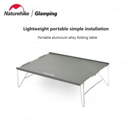 Muebles NatureHike Ultralight 438g Aleación de aluminio Table plegable Camping Picnic Picning Mini mesa mesa mesa de comedor Mesa de té