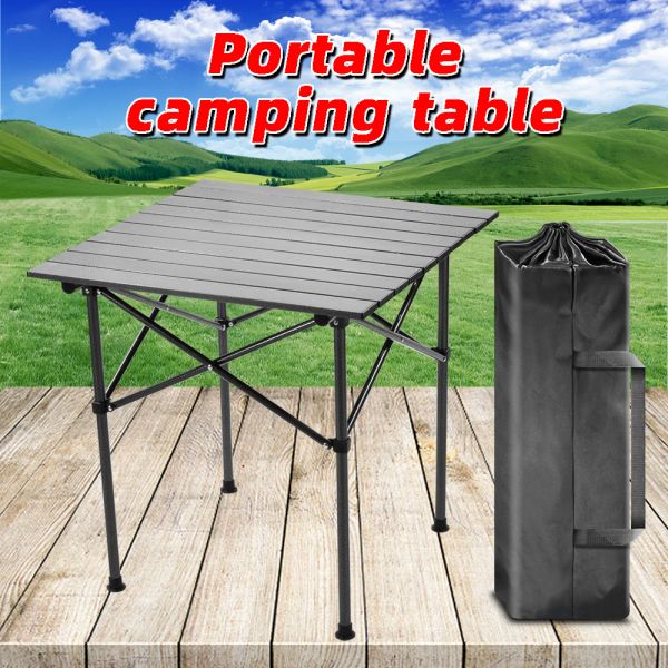 Mobilier Table pliante d'extérieur pliable Camping Portable randonnée nature pique-nique sac à dos équipement de Barbecue fournitures légères bureau