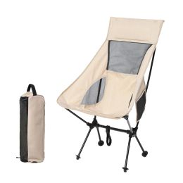 Mobilier extérieur chaise de lune pliante ultraliers plitable tabouret de pied de pied repos portable inclinable allongé pour la pêche en camping plage barbecue