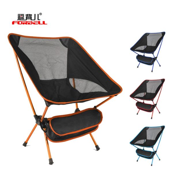 Muebles Viaje Portable Plegable Silla plegable Aviación Aviación Tubo de aluminio Silla para acampar al aire libre Caminata Picnic Herramientas para pescar asiento