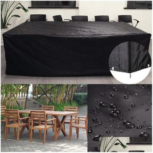 Furniture Accessories Pvc Waterproof Outdoor Garden Patio Er Dust Rain Snow Proof Table Chair Sofa Set Ers Household Accessories1 Dr Dhfr6