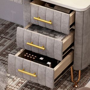 Meubles Home Stringand Small Cabinet Desk Organizer Storage Travail à partir de la maison Velvet Soft Luxury Mesa de Cabeceira Décoration