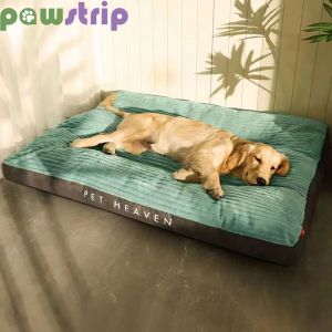 Meubles grand chien lit chaud en velours côtelé kennel épaissis doux chien endormi mat non galet détachable chiens oversize chiens canapés pour animaux de compagnie