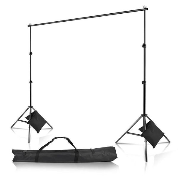 Meubles New 2 * 3M Background Support Stand Photo Backdrop Crossbar Kit pour la photographie