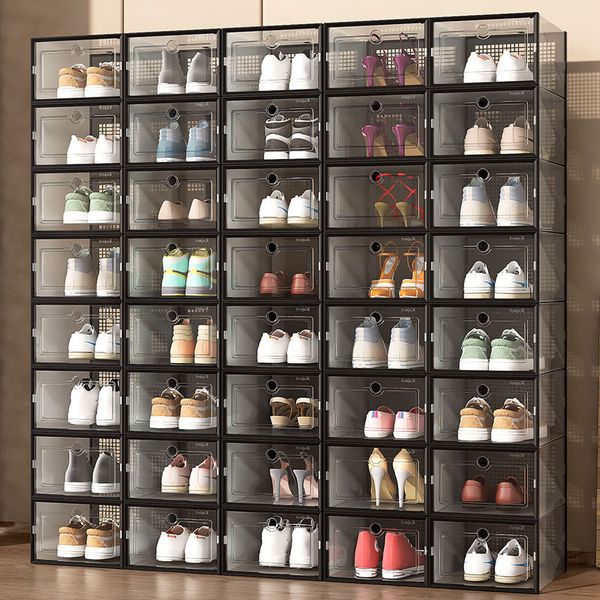 Boîte de chaussures de rangement meubles Boîte de chaussures pliables