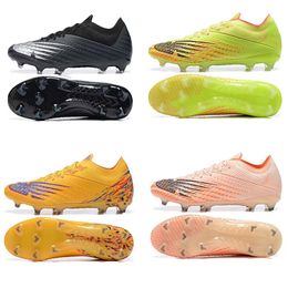 Furon V6 + Pro FG Chaussures de football BOTTES FG chaussures de football Chaussures de créateur Chaussures d'entraînement de jeu d'entraîneur Noir rose jaune vert taille 40-45